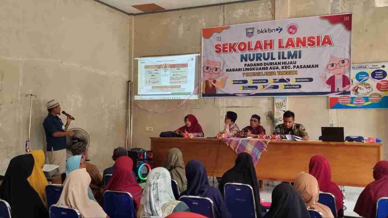 BPJS Cabang Bukittinggi Sosialisasikan Program JKN di Kegiatan Sekolah Lansia Pasaman Barat