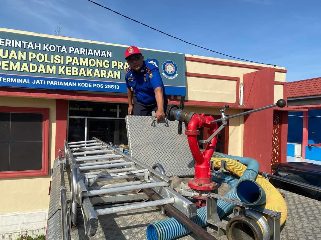 Lewati Pengecekan, Semua Armada Damkar Kota Pariaman Siap Digunakan