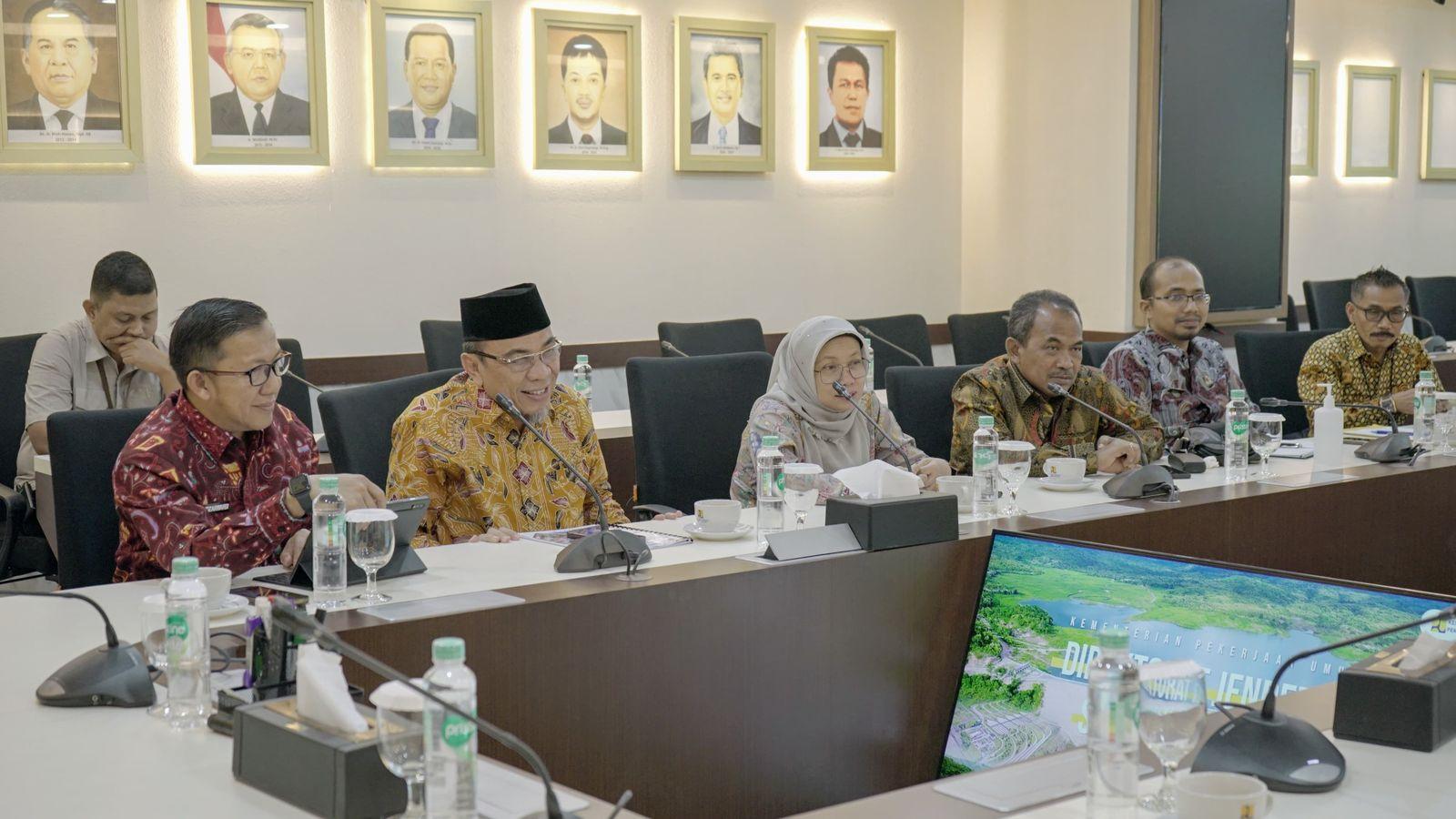 Maigus Nasir Temui Dirjen SDA Kementerian PU, Berkomitmen untuk Atasi Banjir di Padang