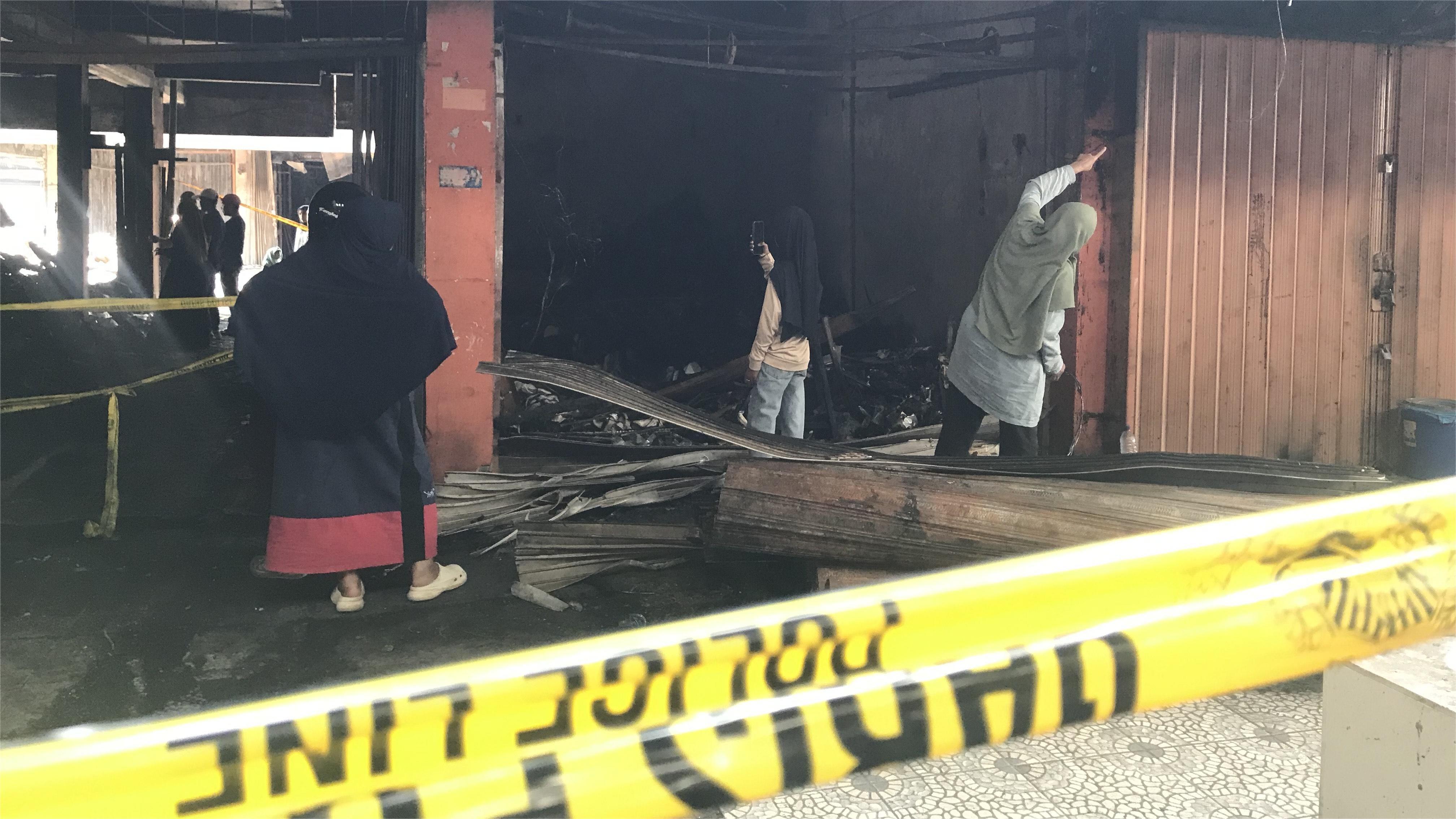 Hitung Kerugian Akibat Kebakaran Pasar Payakumbuh, Masyarakat dan Pedagang Didata