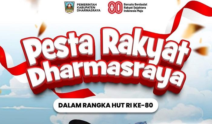 Dharmasraya Gelar Pesta Rakyat dan Malam Resepsi HUT RI ke-80, Hadirkan Fauzana dan Ustadz Bombom