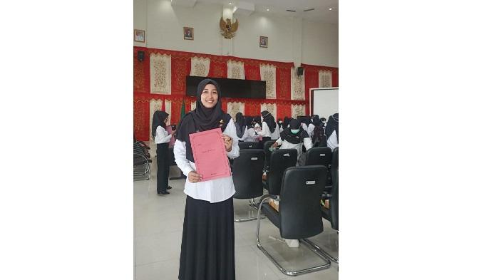 Raih Nilai SKD CPNS Pemko Padang Tertinggi, Yunita Fadila Lega Terima SK CPNS 2021