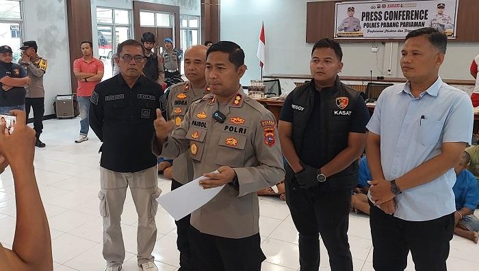 Polres Padang Pariaman Tangkap 37 Tersangka Narkoba Januari-Juni 2024, 700 Nyawa Terselamatkan