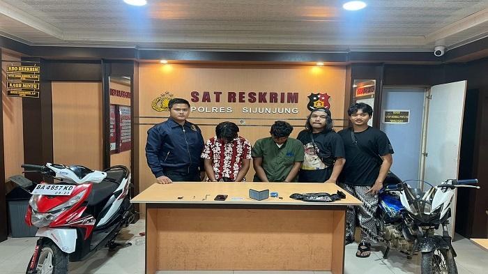 Sat Reskrim Polres Sijunjung Ringkus Dua Pelaku Curanmor, Satu Orang Residivis