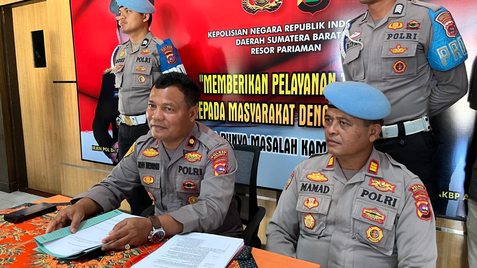 Personel Polres Pariaman Dilaporkan Melakukan Intimidasi, Diduga Terbawa Emosi