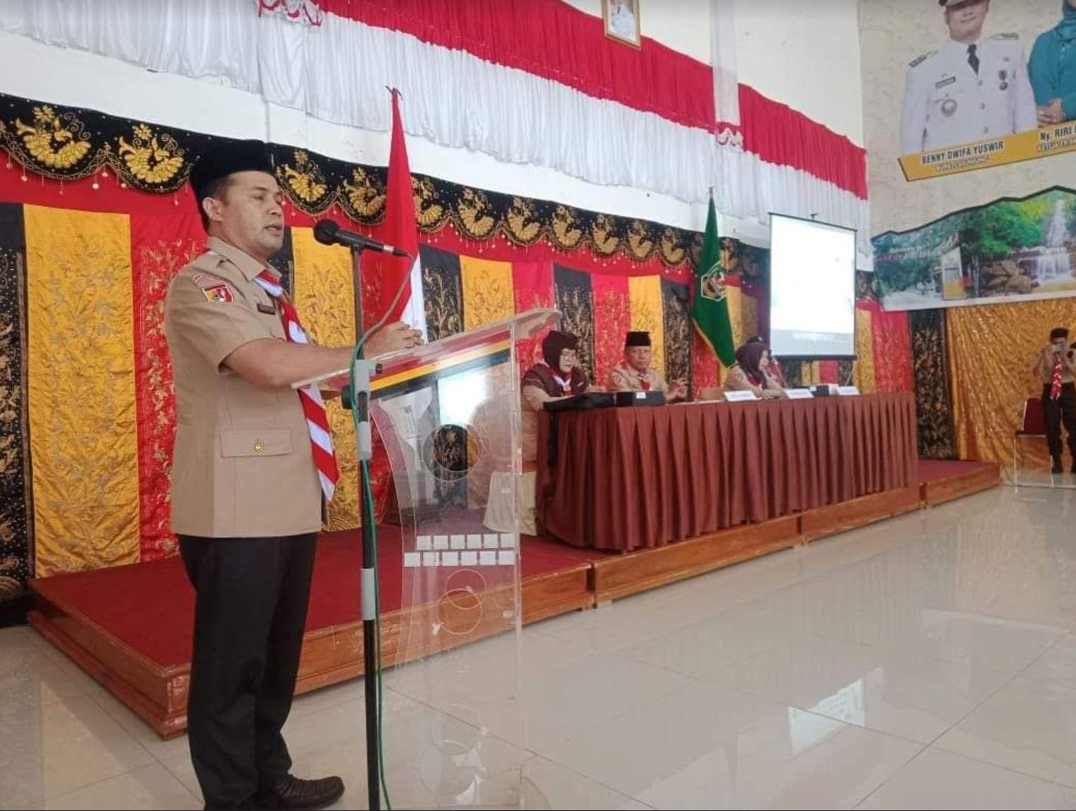 Kwarcab 0303 Pramuka Sijunjung Buka Seleksi Calon Peserta Jambore Nasional Ke-XI