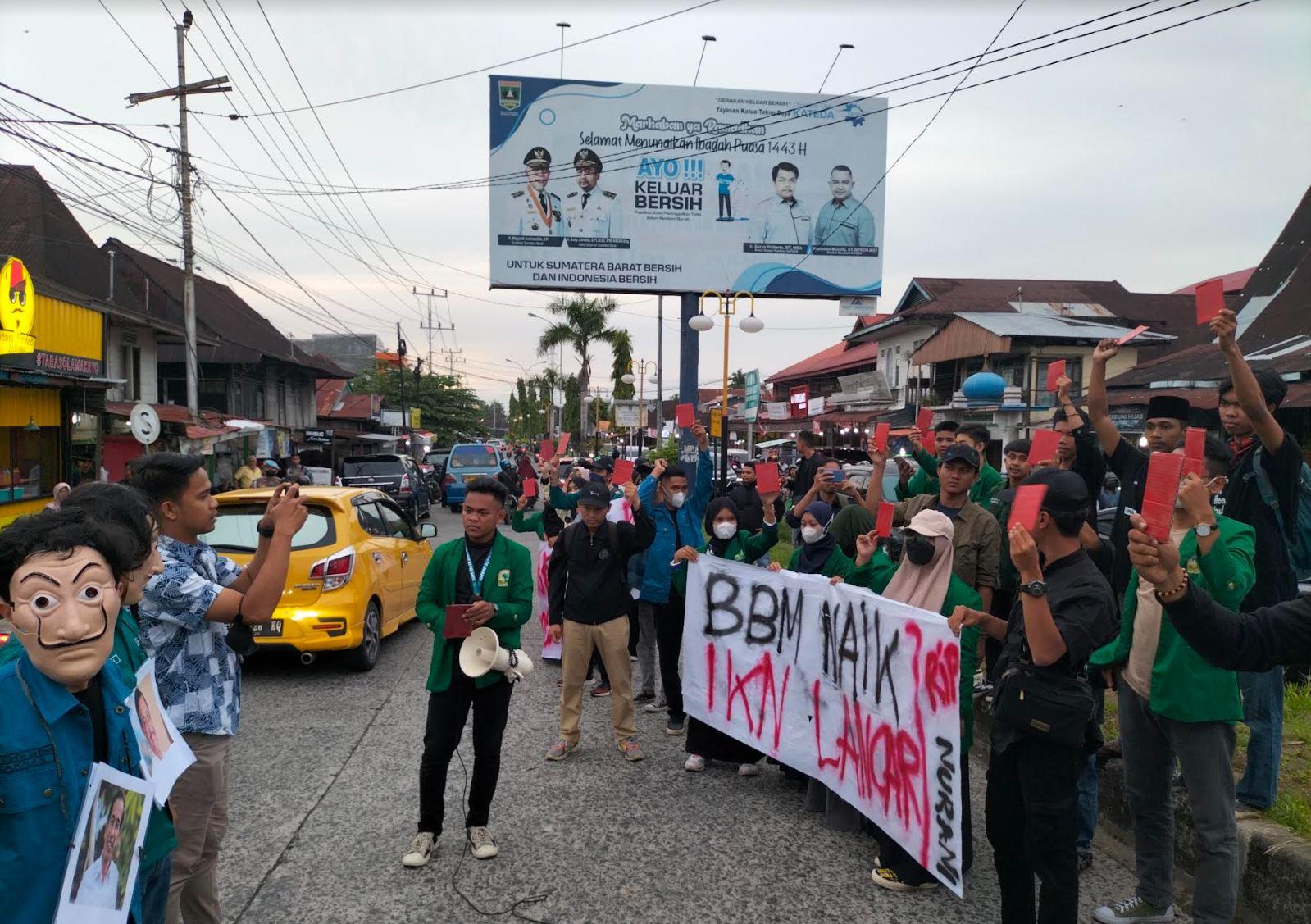 Tolak Harga BBM Naik, BEM KM Unand Minta Pemerintah Buktikan 70 Persen Penyalahgunaan BBM Subsidi