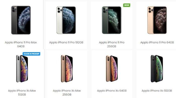 Terupdate Harga dan Spesifikasi iPhone Kamis (2/4/2020) iPhone Xs, iPhone Xr, iPhone 11