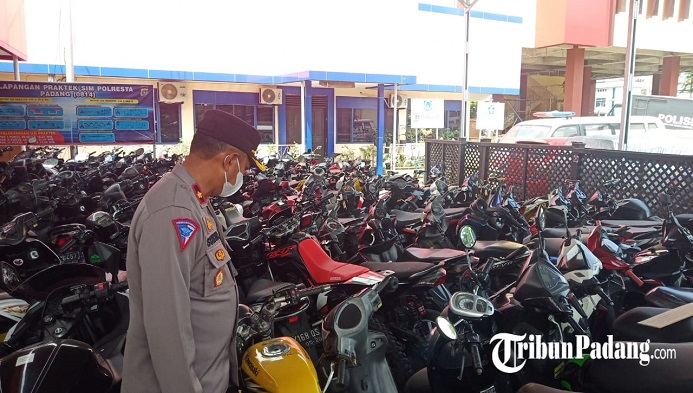 Balap Liar, 200 Sepeda Motor Diamankan Polresta Padang Selama Ramadan 2021
