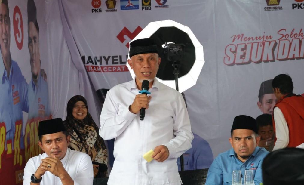 Hadiri Makan Bajamba di Nagari Cupak Solok, Simbol Eratnya Hubungan Mahyeldi dengan Masyarakat