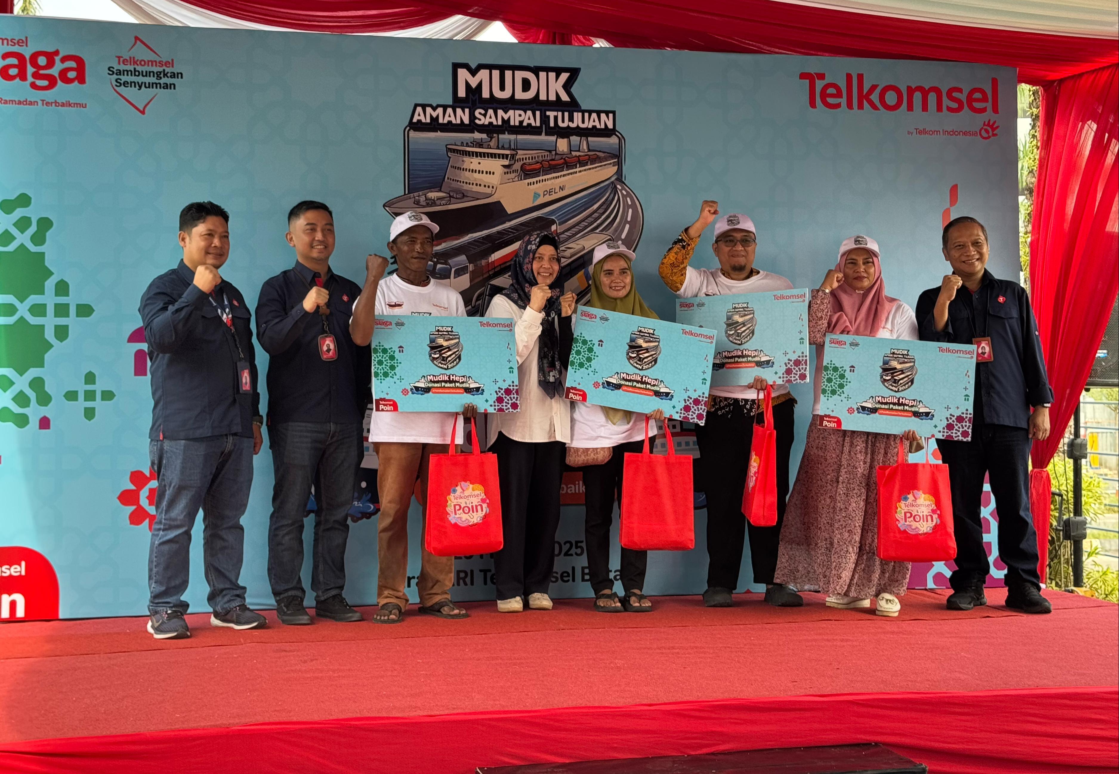 Program Mudik Hepi Telkomsel Poin  Berangkatkan 1.100 Pemudik ke Kampung Halaman