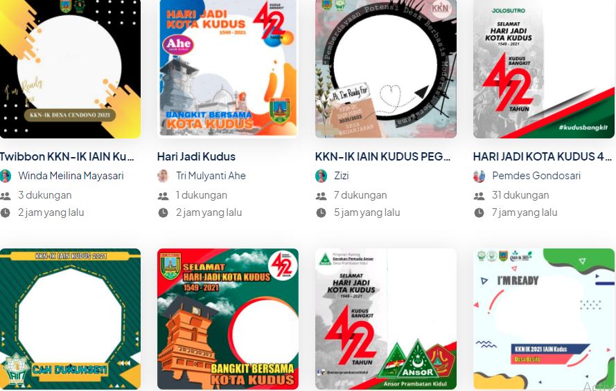 Twibbon Hari Jadi Ke-472 Kota Kudus 2021, Bisa Unggah Langsung ke Media Sosial