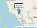 Gempa Bumi Magnitudo 2,1 Guncang Talu Pasaman Barat pada Kedalaman 8 Km