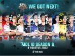 Jadwal MDL Season 6 Week 4 Kamis 1 September 2022, Kesempatan GPX Kembali ke Puncak Klasemen