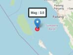 Pulau Siberut Mentawai Dihantam Gempa Magnitudo 3,0 pada Kedalaman 15 Kilometer Senin Pagi