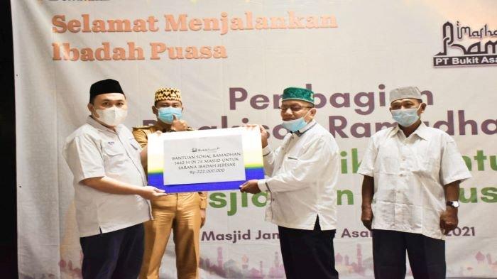 Sambut  Ramadhan 1442 H, PTBA Makmurkan 74 Masjid dan 62 Musholla