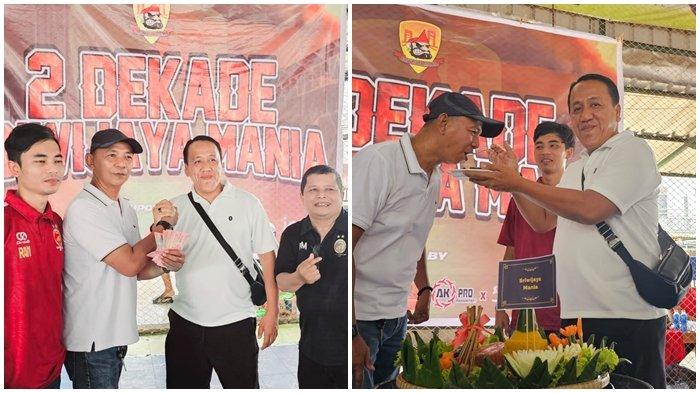 Wujud Kedekatan Sriwijaya FC dengan Suporter, Bos David Beri Angpao 2 Dekade Sriwijaya Mania