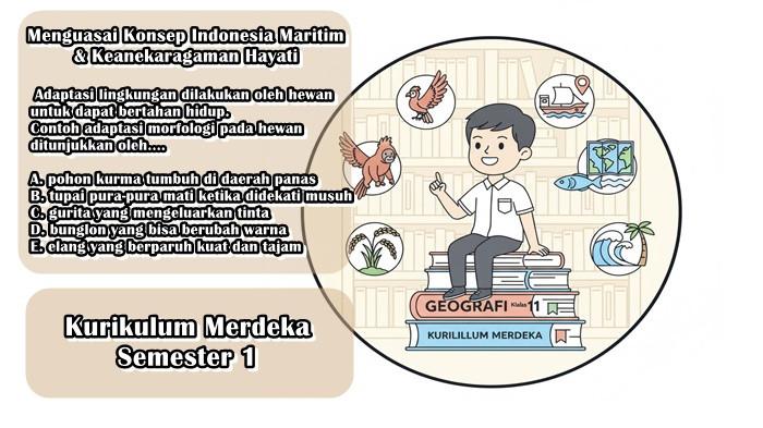 Uji Kompetensi Geografi Kelas 11, Menguasai Konsep Indonesia Maritim & Keanekaragaman Hayati