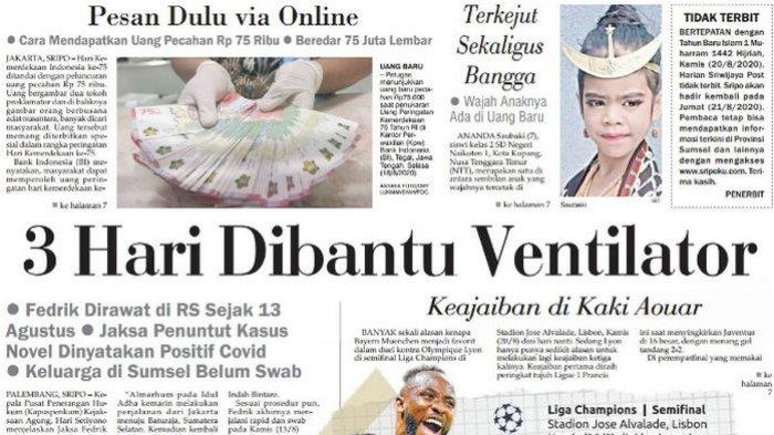 Jaksa Fedrik Dirawat di RS Sejak 13 Agustus, 3 Hari Dibantu Ventilator