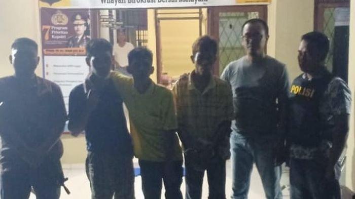 Tiga Pemuda Pembobol Rumah di Desa Sumber Sari Ditangkap Anggota Polsek Nibung Resor Muratara