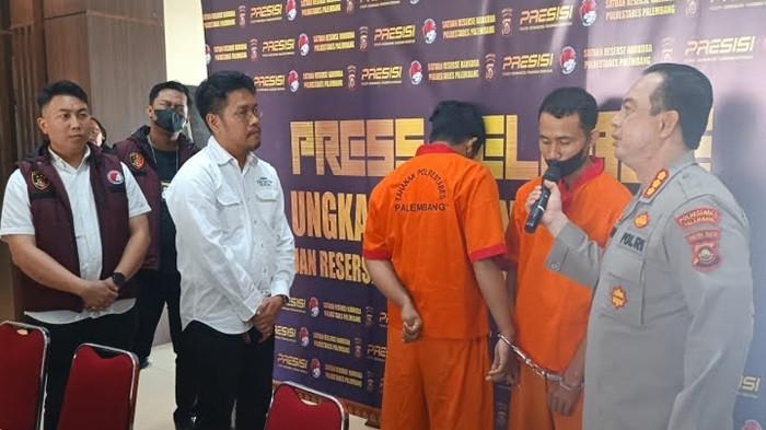 Minta Pekerjaan Berakhir di Balik Jeruji Besi, 2 Kurir Sabu Asal Aceh Diringkus di Palembang