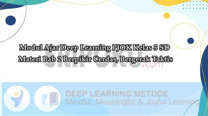 Modul Ajar Deep Learning PJOK Kelas 5 SD Bab 2 Berpikir Cerdas, Bergerak Taktis
