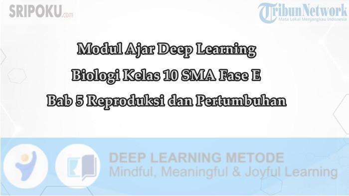 Modul Ajar Deep Learning Biologi Kelas 10 SMA Bab 5 Reproduksi dan Pertumbuhan