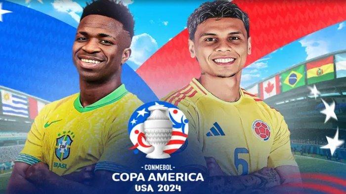 Sedang Berlangsung, Link Streaming Brazil vs Kolombia Copa America 2024, Nonton dari HP Klik di Sini