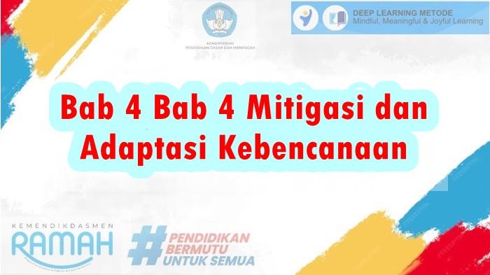 CONTOH Modul Ajar Deep Learning Geografi Kelas 11 SMA, Bab 4 Mitigasi dan Adaptasi Kebencanaan