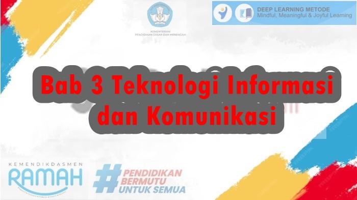 CONTOH Modul Ajar Deep Learning Informatika Kelas 8 SMP, Bab 3 Teknologi Informasi dan Komunikasi