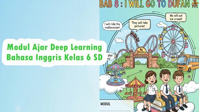 Contoh Modul Ajar Deep Learning Bahasa Inggris Kelas 6 SD Semester 2 Bab 8