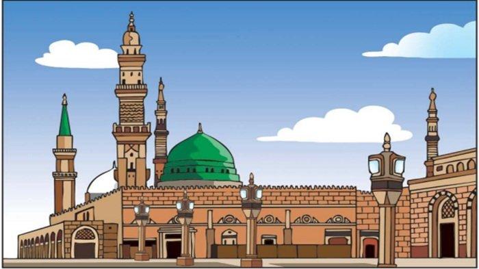 Contoh PPT PAIBP Fase B Kelas 4 SD/MI Materi Nabi Muhammad SAW Membangun Kota Madinah Semester 2