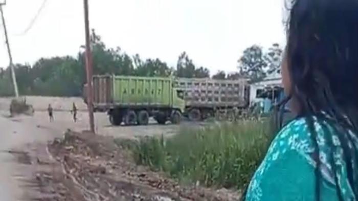 Ajal di Aspal Panas Bayung Lencir, Pelajar Tewas Dihantam Truk dari Belakang, Sopir Diamuk Massa