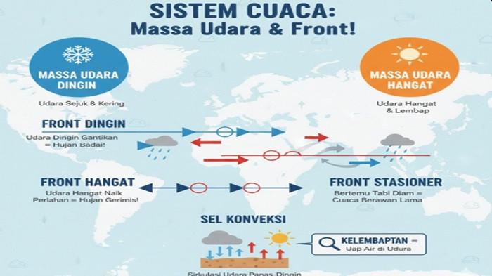 Latihan Soal IPAS Kelas 6 SD Definisikan Front Cuaca dan Massa Udara + Kunci Jawaban Lengkap