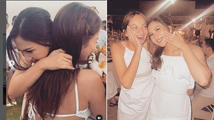 Dampingi Jessica Mila Dilamar Yakup Hasibuan, Enzy Storia Peluk Erat Nangis di Pundak sang Sahabat