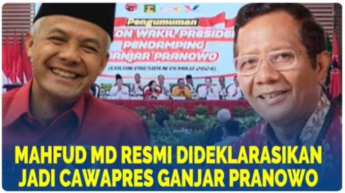 Megawati Dinilai Smart, Hebat, Tepat dengan Keputasannya Gandeng Mahfud MD sebagai Cawapres Ganjar