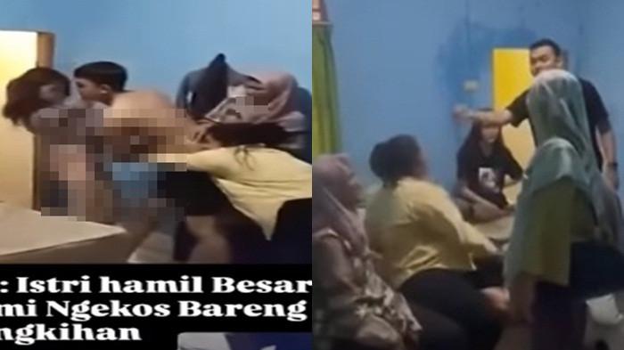 HEBOH Istri Sah Hamil Besar Pergoki Suami Ngamar Bareng Wanita di Palembang, Langsung Kenakan Baju