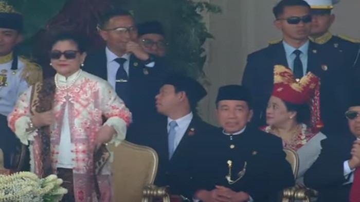 IRIANA JOGET - Tangkapan layar YouTube Indosiar. Jogetan Iriana saat Dengar Lagu Tabola Bale di Istana Merdeka