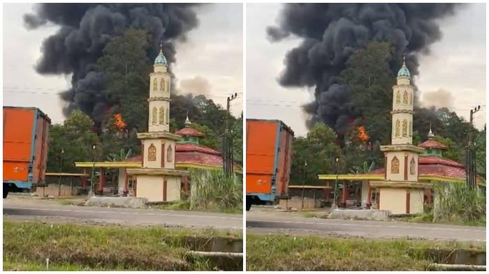 Sumur Minyak Illegal di Bayung Lencir Muba Terbakar, Lima Warga Dikabarkan Alami Luka Bakar