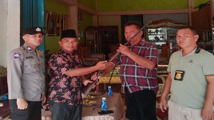 Penampakan Senpira Laras Panjang Milik Warga Musi Rawas yang Takut Ditangkap, Diserahkan ke Polisi!