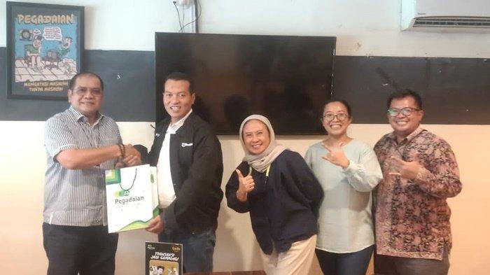 PT Pegadaian Palembang Jalin Silaturahmi Bersama Pimpinan Tribun Sumsel dan Sriwijaya Post