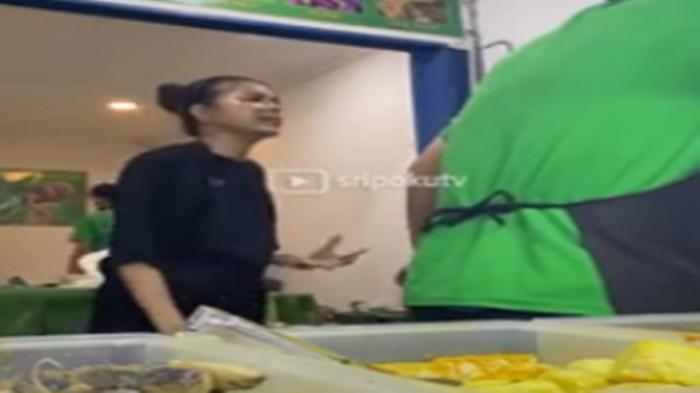 Karina Ranau saat warung makan Epy Kusnandar diganggu preman