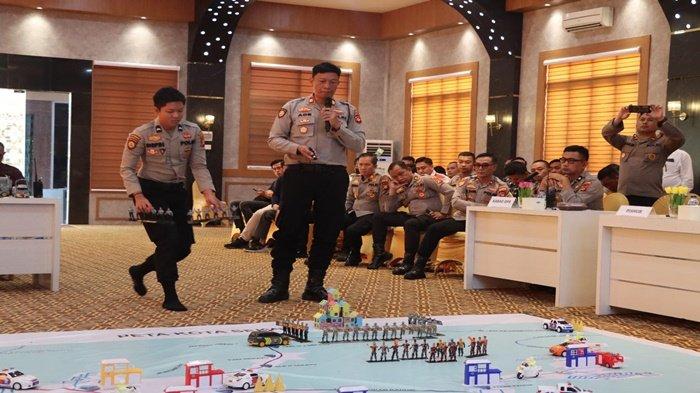 Amankam Pemilu 2024, Polres Muba Gelar Tactical Floor Game