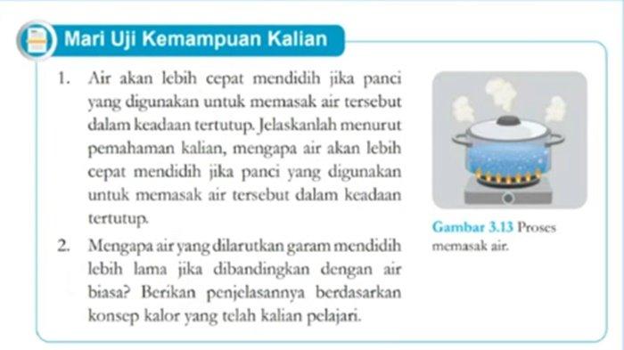 Kunci Jawaban IPA Kelas 7 SMP Halaman 99 Kurikulum Merdeka, Mari Uji Kemampuan Kalian