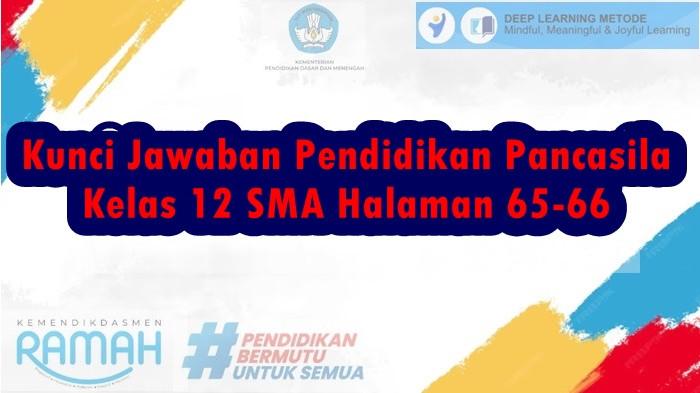 Kunci Jawaban Pendidikan Pancasila Kelas 12 SMA Halaman 65-66 Uji Kompetensi