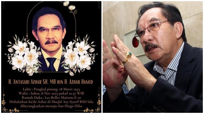 MANTAN Ketua KPK Antasari Azhar Meninggal Dunia di Usia 72 Tahun, Alumni Fakultas Hukum UNSRI