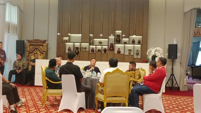 Manajemen Sriwijaya FC mengadakan pertemuan dengan Gubernur Sumsel