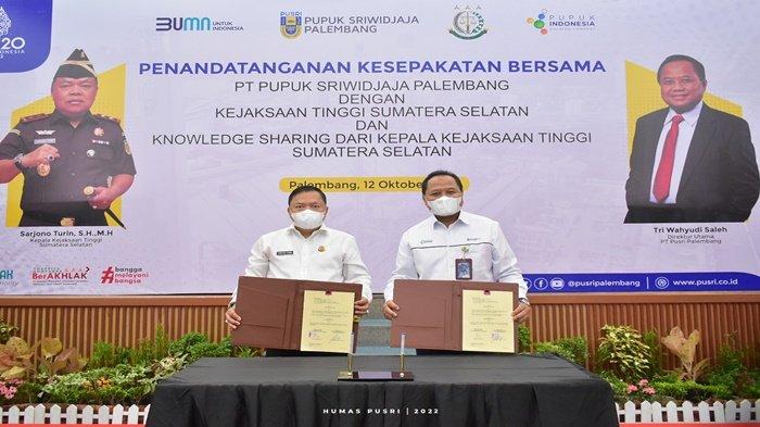 Perkuat Pengamanan Usaha, Pusri dan Kejati Sumsel Tandatangani Nota Kesepahaman