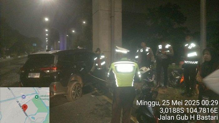 Kecelakaan Mobil Tabrak Tiang LRT di Palembang, Empat Mahasiswa Dirawat di Rumah Sakit