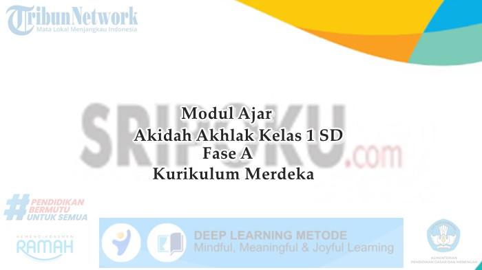 Contoh Modul Ajar Akidah Akhlak Kelas 1 MI Fase A, Materi Membaca Basmallah